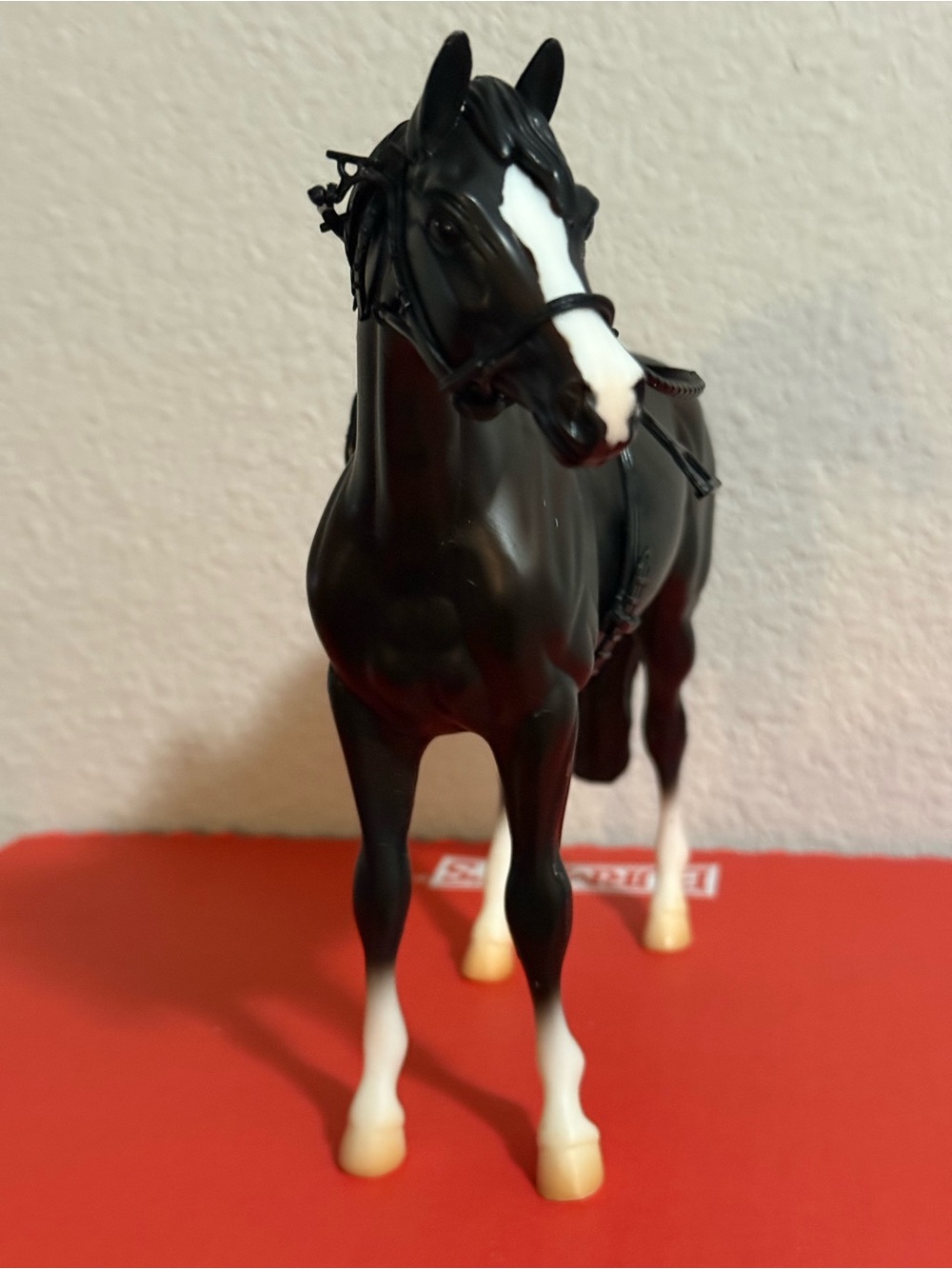 Breyer Classics Freedom Series Black Horse with English Saddle & Bridle Tack